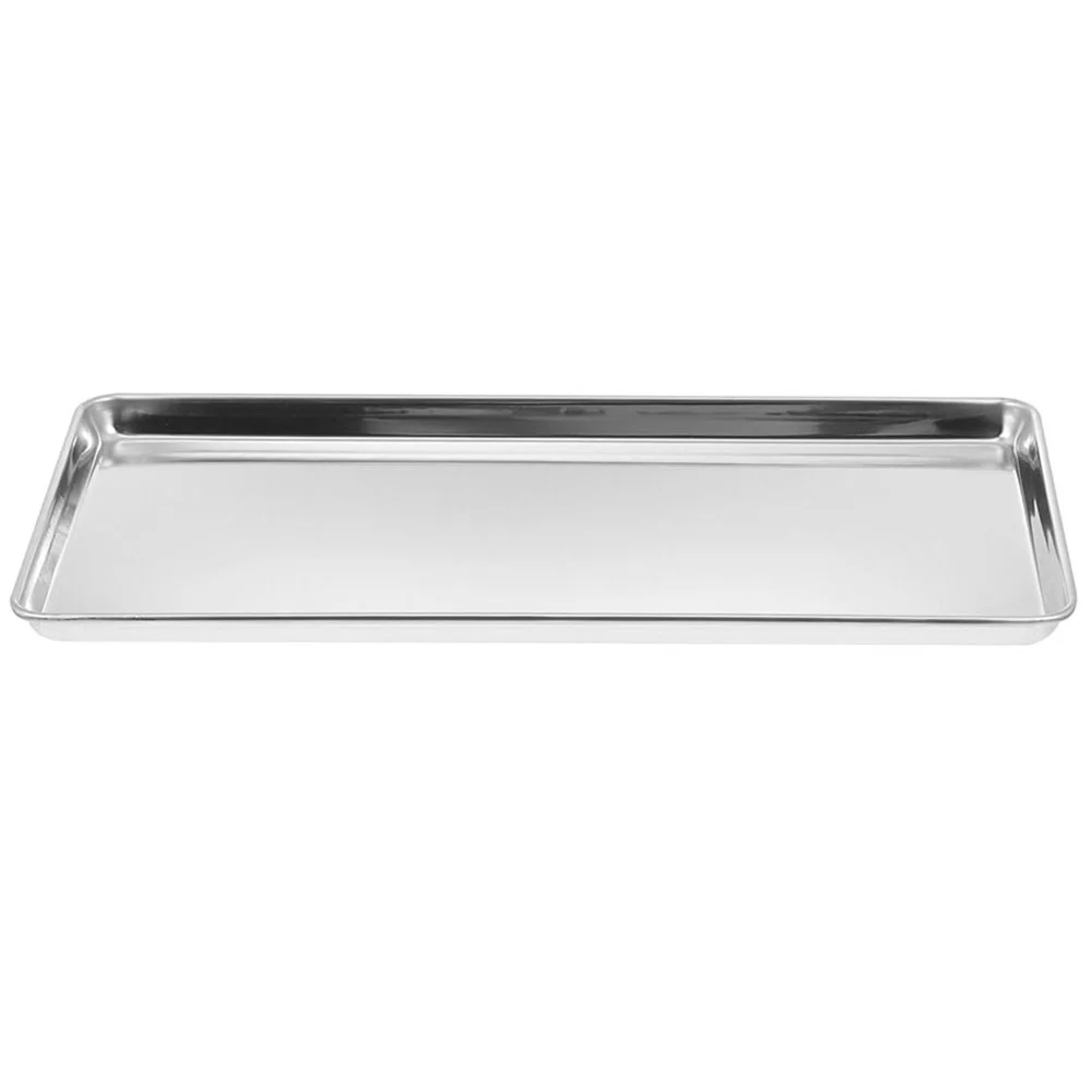 Baking Plate Stainless Tray Steam Trays for Cooking Spice Container Steel Pan Oven Child Crackers