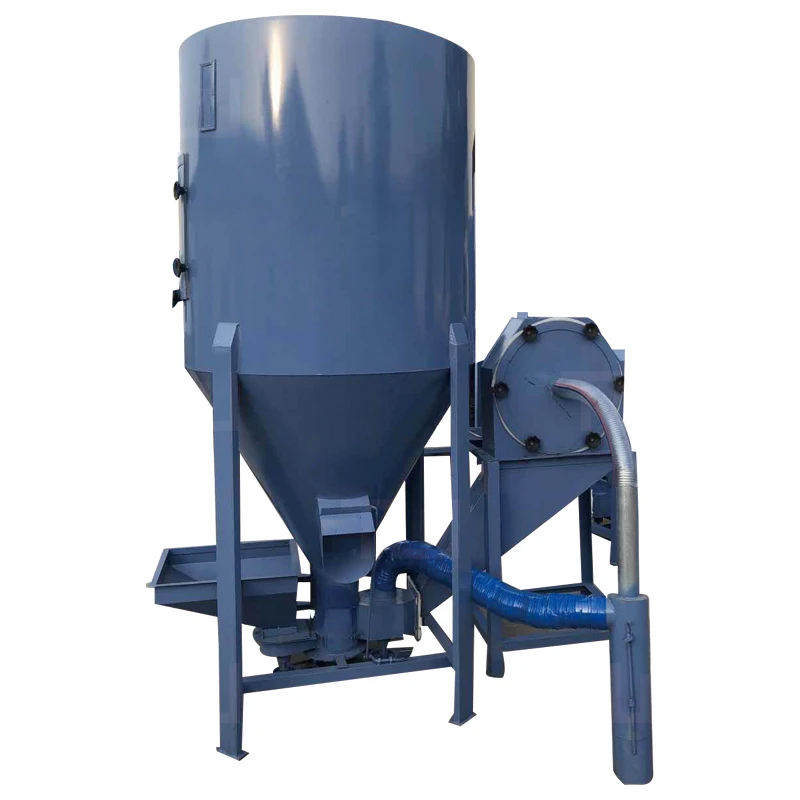 Chicken feed crushing mixing machine animal feed grinding mixing machine for sale