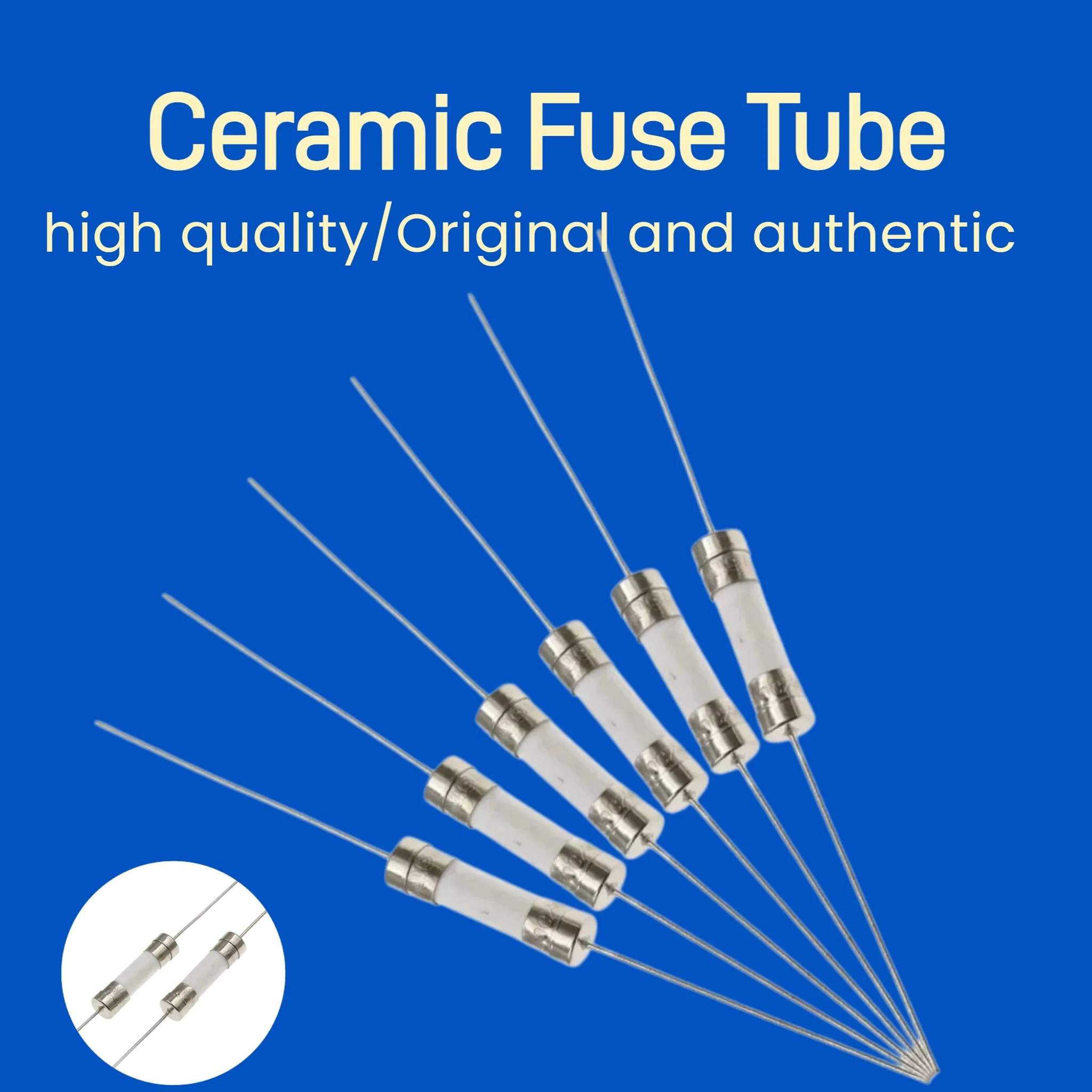10PCS 5*20mm Fast Break Ceramic Fuse Slow Blow Tube Fuse With a Pin 5X20MM 250V 0.5A 1A 2A 3A 4A 5A 6A 7A 8A 10A 12A 15A 20A 25A