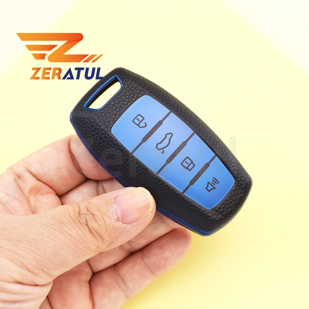Tpu Leather Car Key… - image