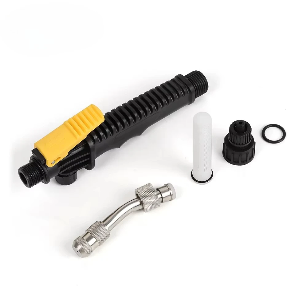 

Plastic 9m Flexible Hose Spring Tube High Pressure Car Wash Water Nozzle Spray 2