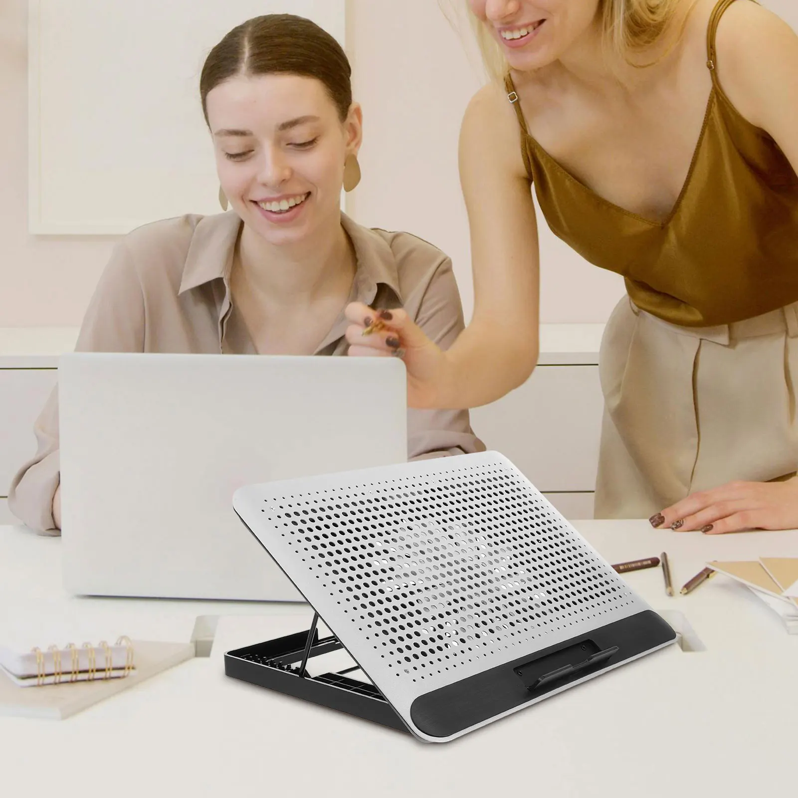 

Notebook Cooler Aluminum Heatsink Coolers Laptop Cooling Device Base Computer Mute