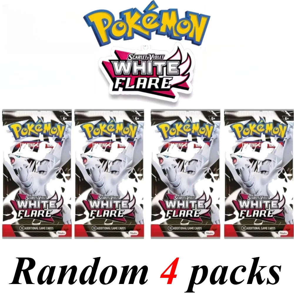 Pokémon Cards 9+1 Per Pack TCG Mega Evolution Phantasmal Flames Booster Box Trading Card Game Collection Set English Pokemon image 3