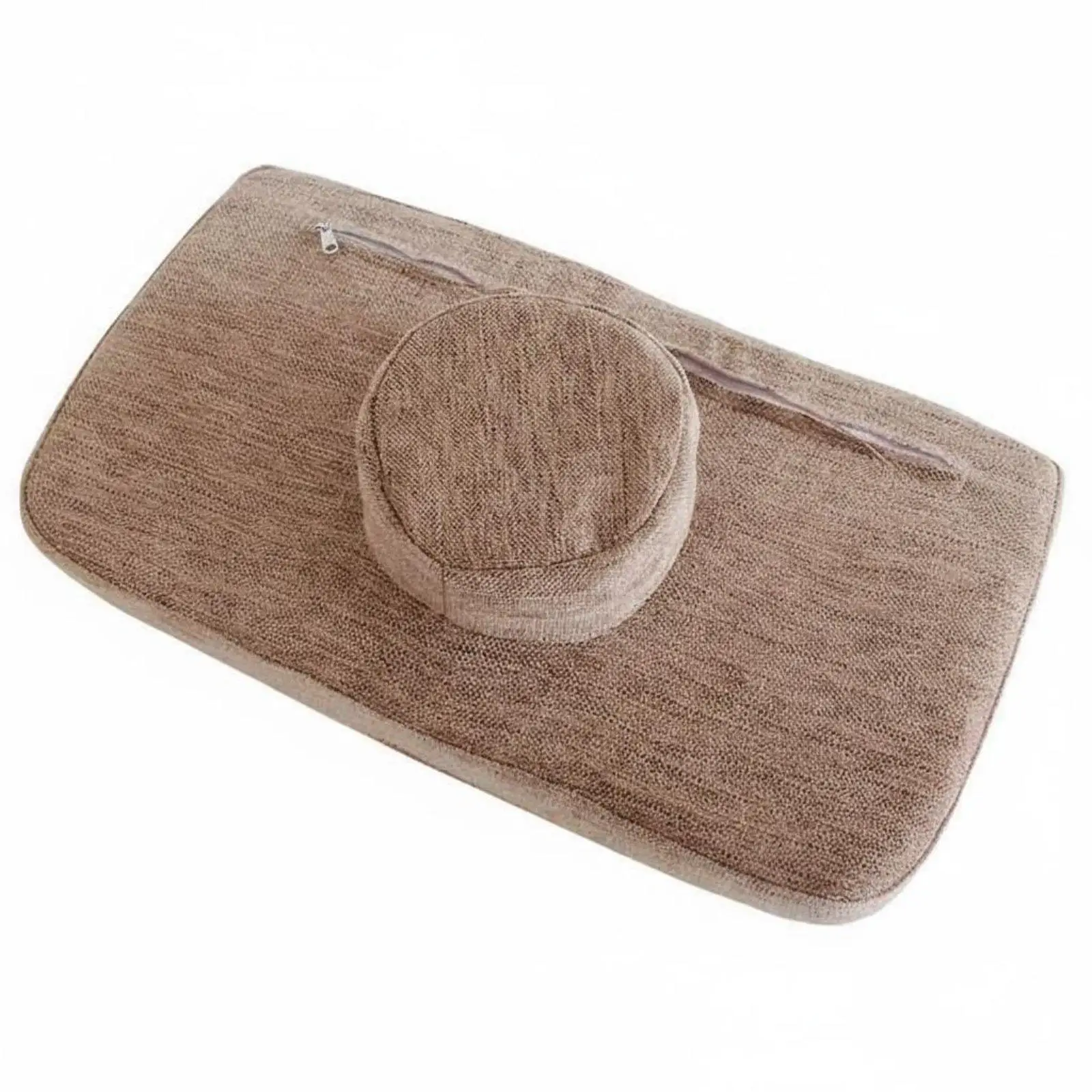 Massage Table Pillow for Spa Bed Headrest Support Cushion with Linen Fabric and Cassia Seed Filling for Professional Beauty