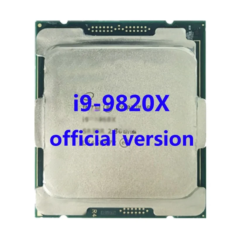 

INTER core i9-9820x I9-9820x SR3NH processor 10C/20T 3.3GHZ 165W for 16.5MBserver CPU PK 7920X