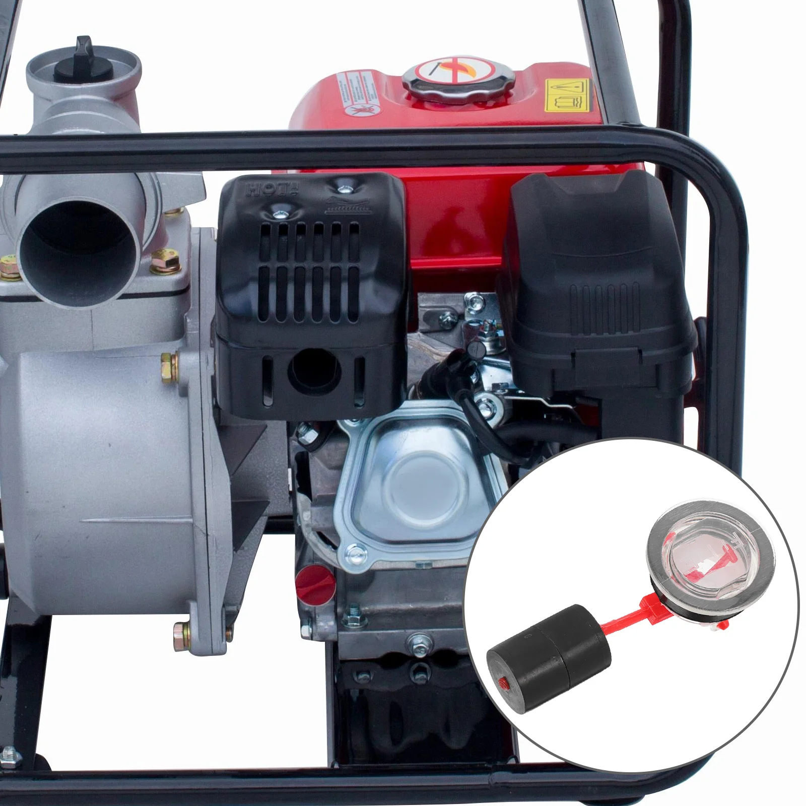 

2pcs Fuel Tank Scale for Generator Acrylic Level Indicator Compatible ET950 650 145 154 168F 170 1KW 2kw Models Easy