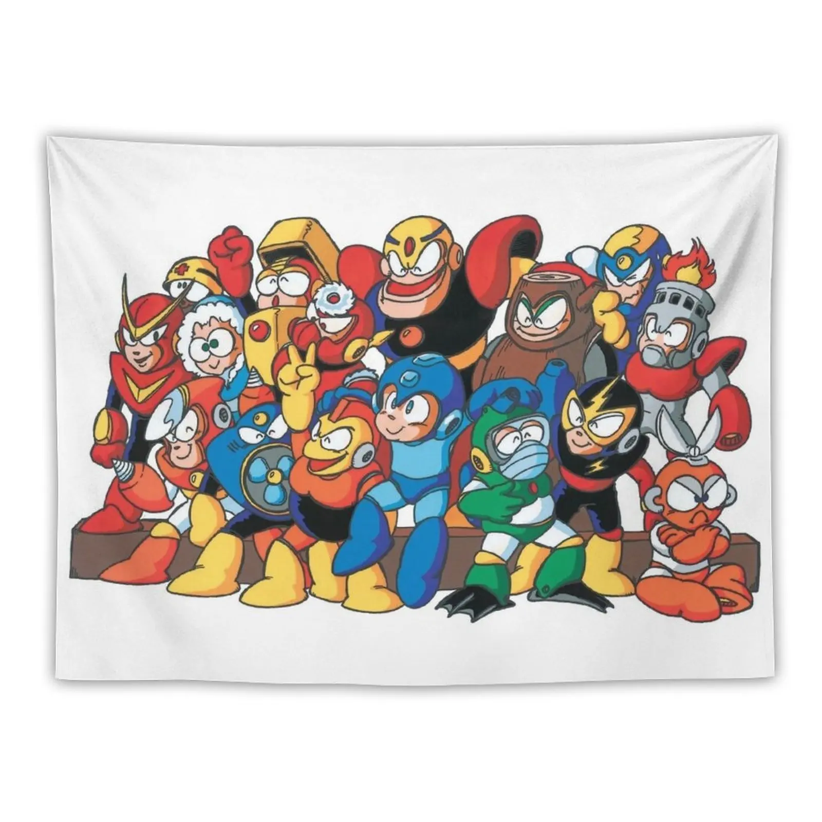 

New Mega Man - Robot Masters Tapestry Outdoor Decoration Things To The Room