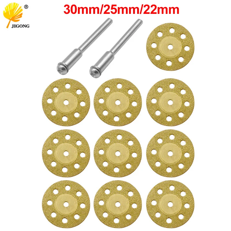 Eight-hole diamond cutting grinding blade, gold model with eight-hole jade tooth grinding blade, small saw blade emery grinding