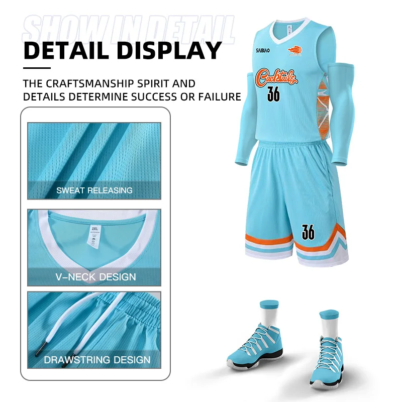 Men Adult Kit Basketball Jersey Customize Quick-drying Training Uniforms Shirts Sportswear Tracksuit Sport Suits Clothing women 4