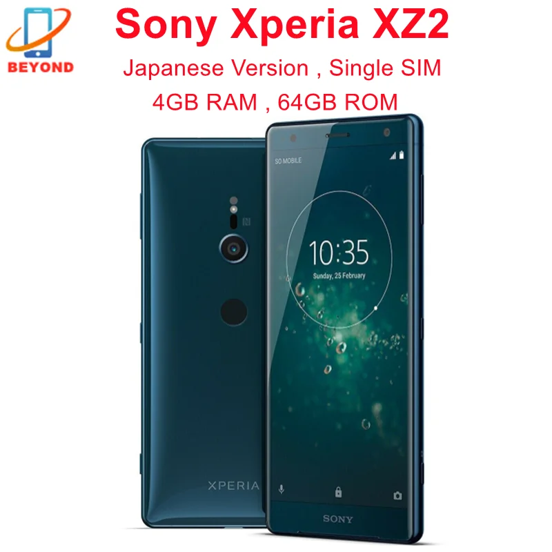 Sony Xperia XZ2 64GB ROM 4GB RAM Japanese Version Single SIM