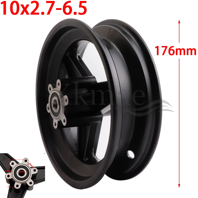 10 inch Electric scooter wheel hub 10 inch aluminum alloy wheel rims 10x2.70-6.5 10x2.75-6.5 tires rims