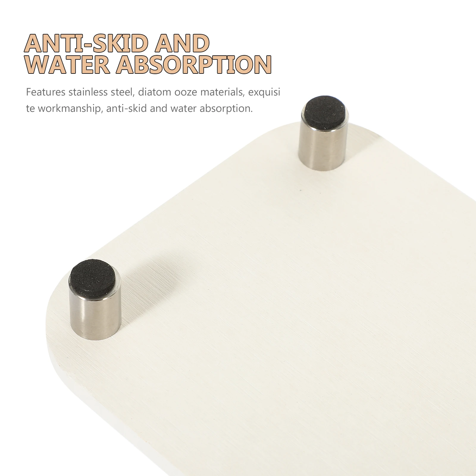 

Absorbent Drink Coaster Kitchen Sink Tray Household Bathroom Countertop Pad Fast Drying Cup Holder Non Slip Soap Dish