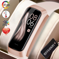 New Amoled Smart Watch Smartwatch Band Women Heart Rate Blood Wartch Waterproof Connected Smart Bracelet Sport Fitness Tracker