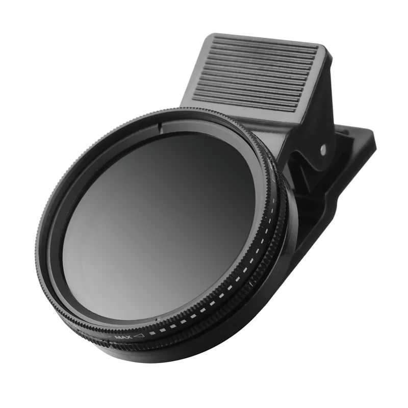 

For ZOMEI 37mm Cell Phone Camera Lens Professional ND Circular Polarizer Filter ND2-400 for Xiaomi Samsung Mobile Phone WithClip