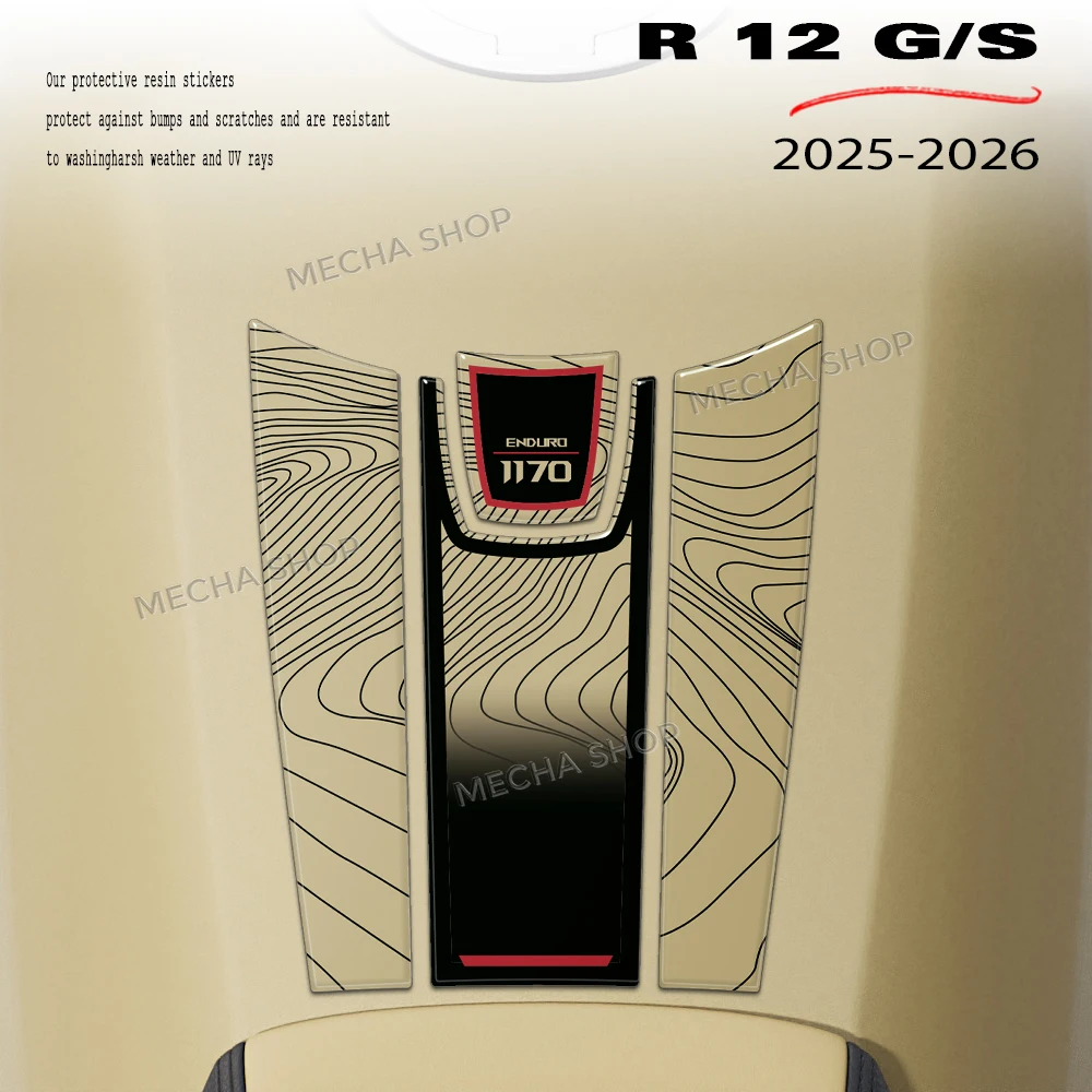

For R12G/S R12GS R 12GS 2025 2026 New Motorcycle Accesorios 3D Fuel Tank Sticker Deca Pad