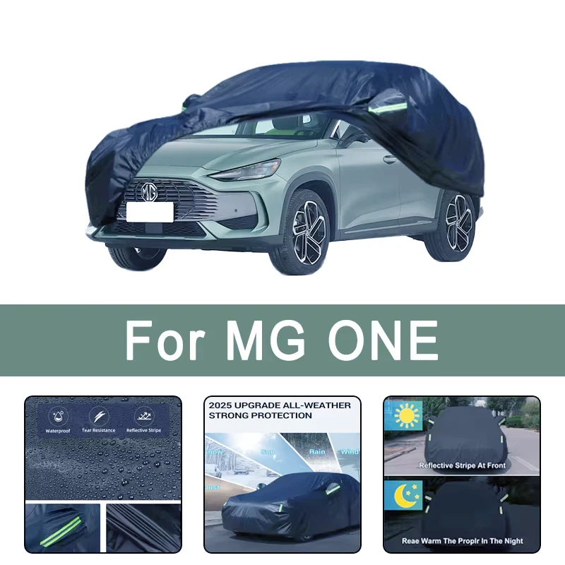 

For MG ONE All-Weather Car Covers 6-in-1 Waterproof Dustproof UV Proof Snowproof Scratch Resistant Protection