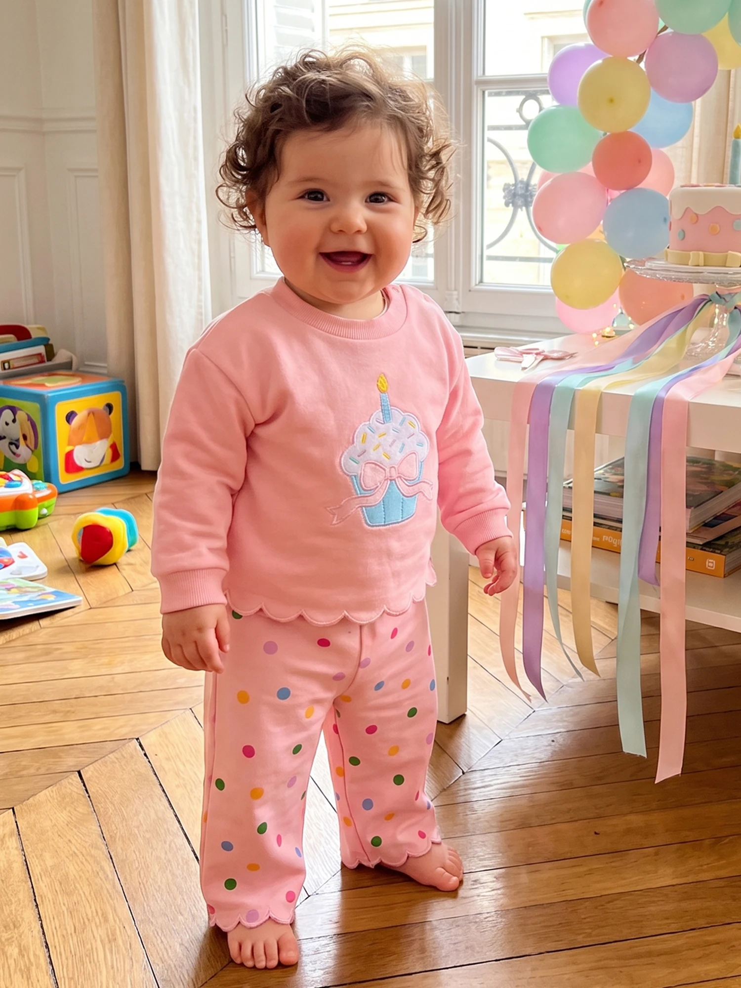 Sleeve Set Infant Sweatshirt Leg Pants Wide Leg Pants Wide Leg Sleeve Sweatshirt Latest Sleeve Set