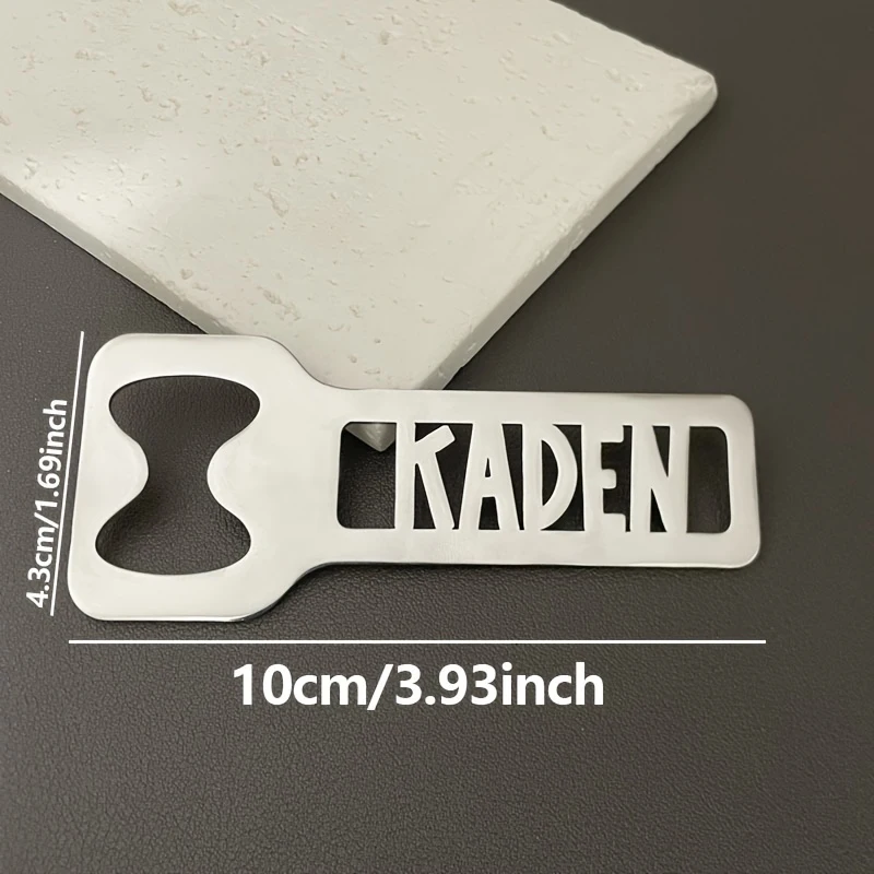 Personalized Custom Beer Bottle Opener The Perfect Match For Kitchen & Restaurant Simple & Efficient Fathers Day Customize Gifts