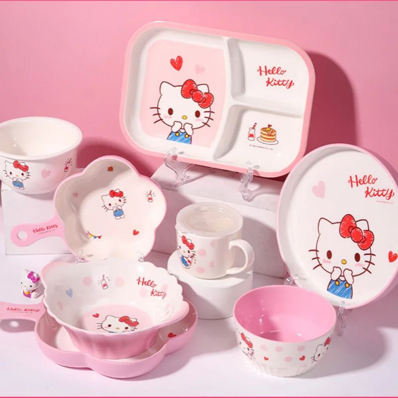 

WUHE Посуда, столовые приборы, милая розовая тарелка, миска, стаканная ложка, портативные многоразовые дорожные столовые приборы для дома