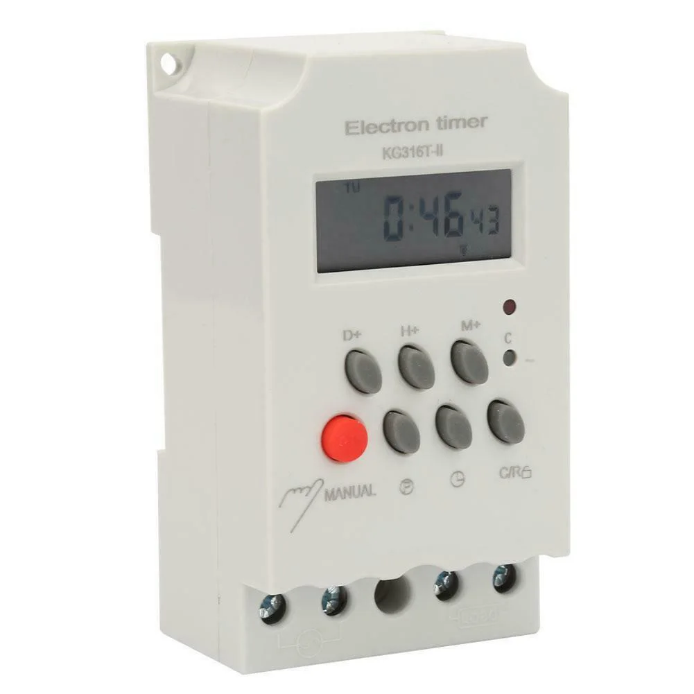 KG316T-II -computer Programmable Time Controller Digital Time Switch Programmable Timer Automation Motors Drives