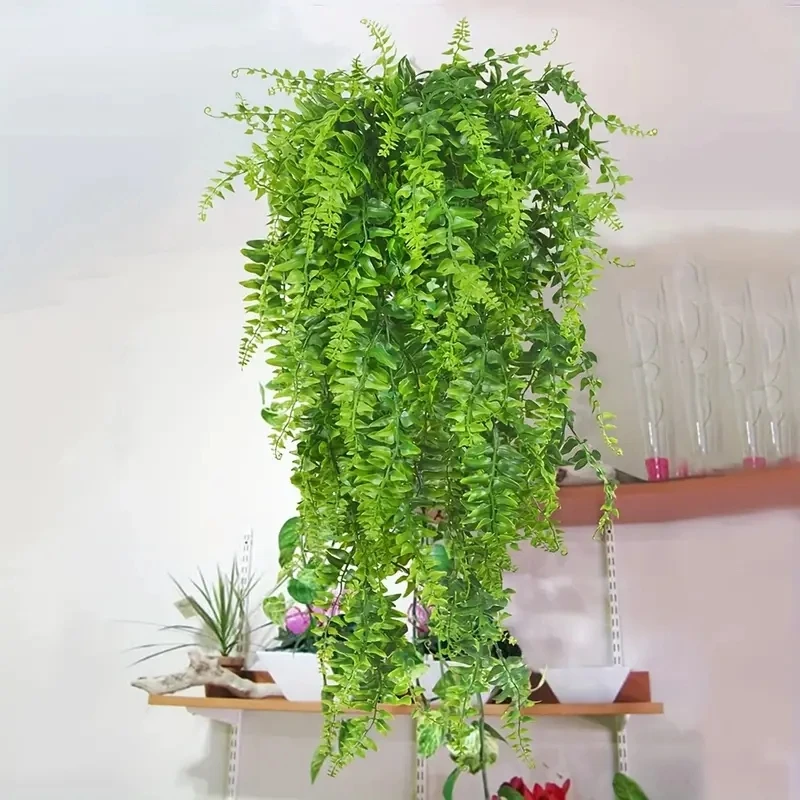 1/3PCS Künstliche Hängende Pflanzen Farn Rebe Gefälschte Grünpflanze für Haus Wand Zimmer Garten Frühling Hochzeit Girlande DIY Hoom Dekore – Detail 9