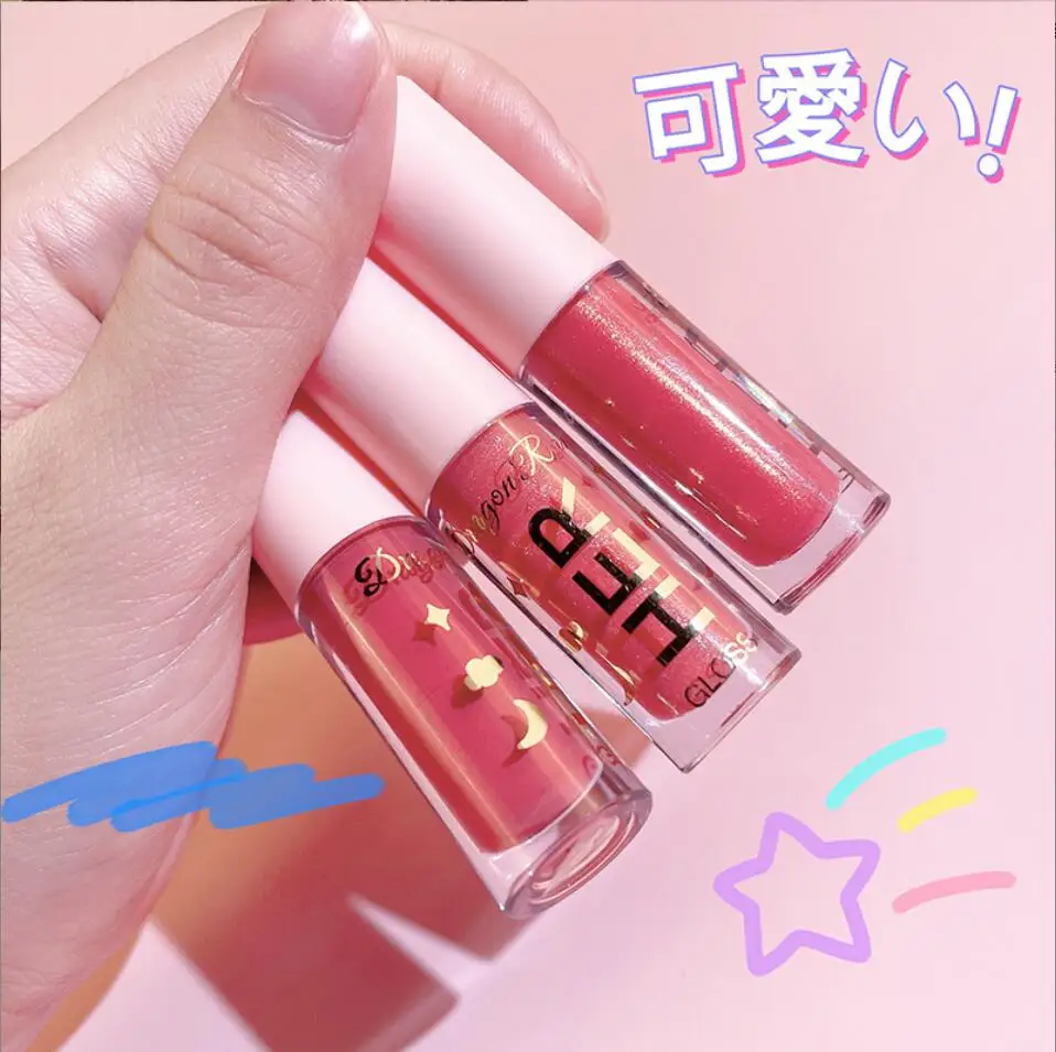 Spiegel Lippenstift Hydraterende Lipgloss Waterdicht Zweet Lip Glazuur Tint Langdurige Lip Glazuur Sexy Water-licht Lipgloss T2100