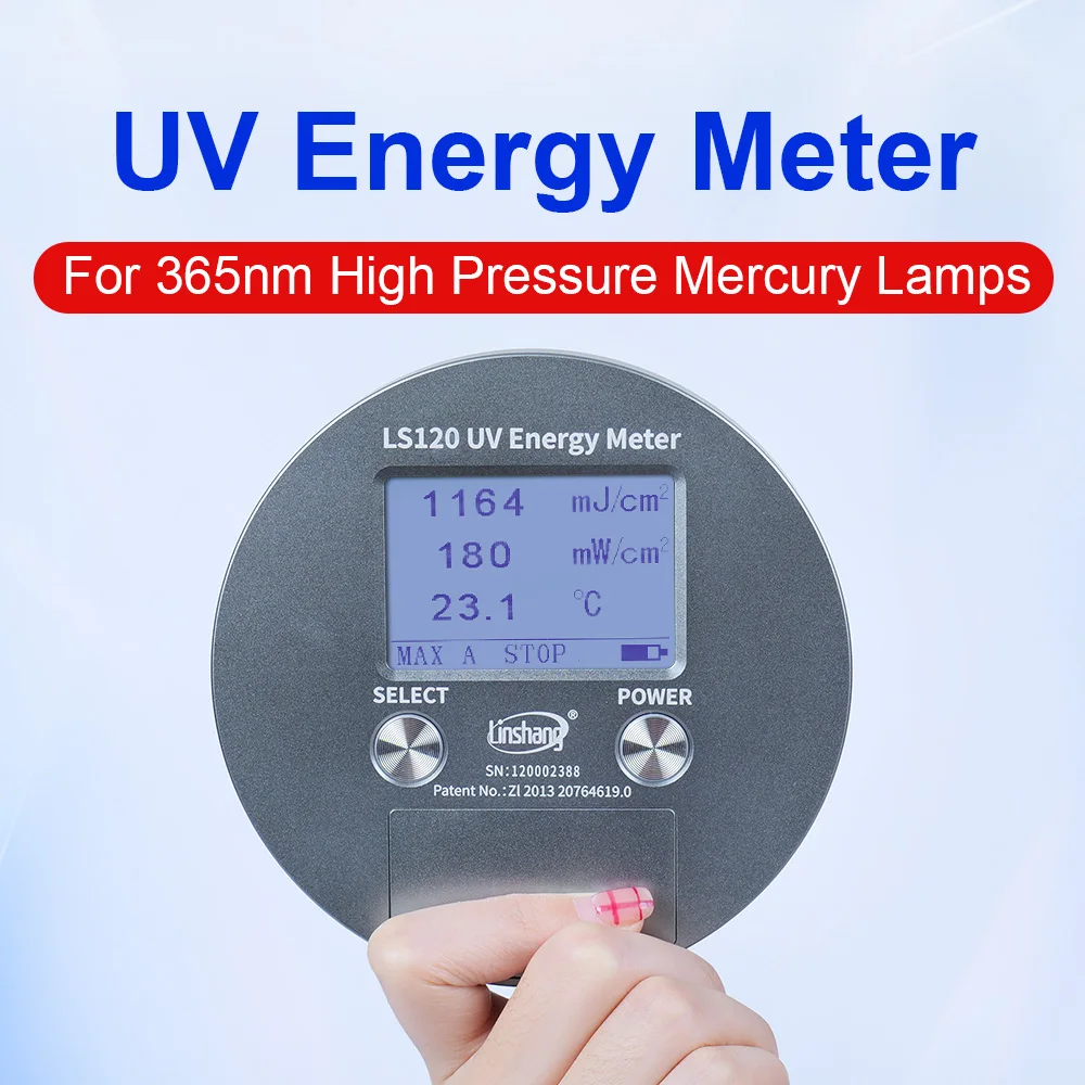 Uv Energy Meter Uva Tester LS120 High Pressure Mercury Measure Energy, Power and Temperature Lamp PC Software High Precision