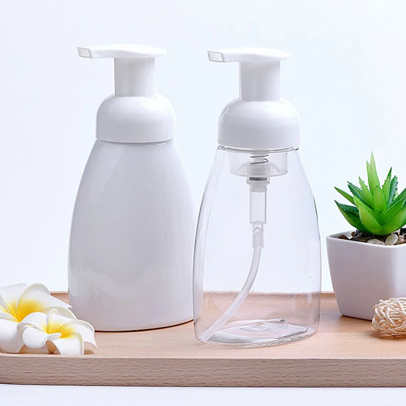 300ml Plastic Bottle Foam Pump Bottle Cleaning Bottle Hand Sanitizer Shampoo Dispenser Soap Liquid Bottle