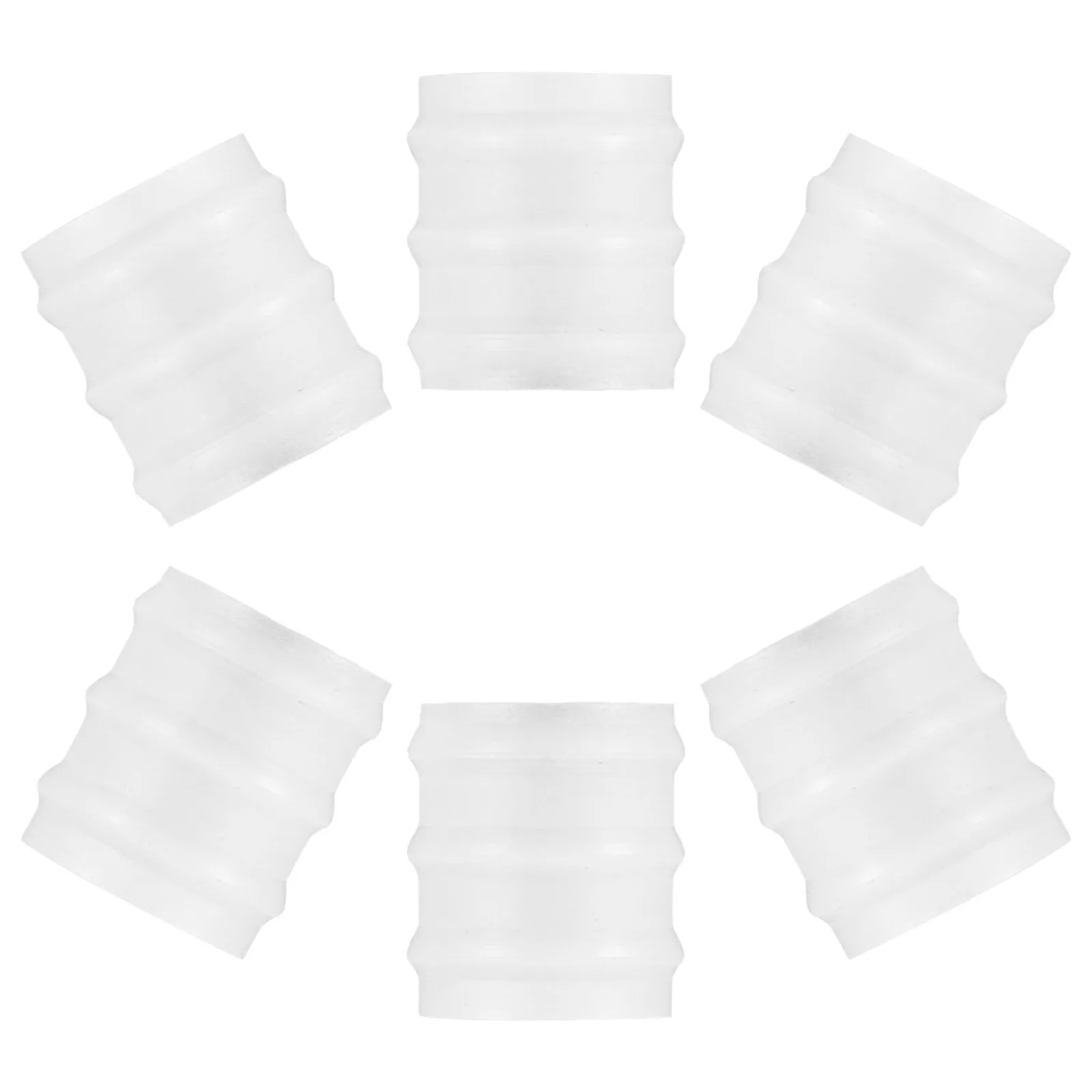 

6Pcs Stainless Steel Outlet Pipe Sealing Ring for Water Dispenser Pump Kitchen Dining Manual Bottle Office Camping Press Tubing