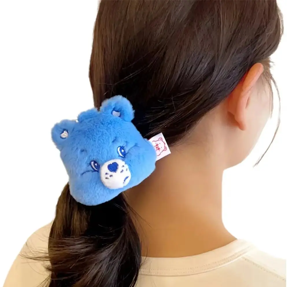 Haargummis mit Care Bears-Muster, hochelastische Haarbänder, schöne Cartoon-Bären-Haargummis, modische Haaraccessoires für Teenager-Mädchen