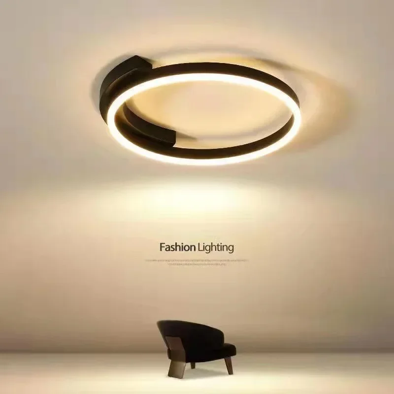 Nordic Master Bedroom Ceiling Light LED Simple Modern Dining Room  Extremely  Circular Small Living  Study