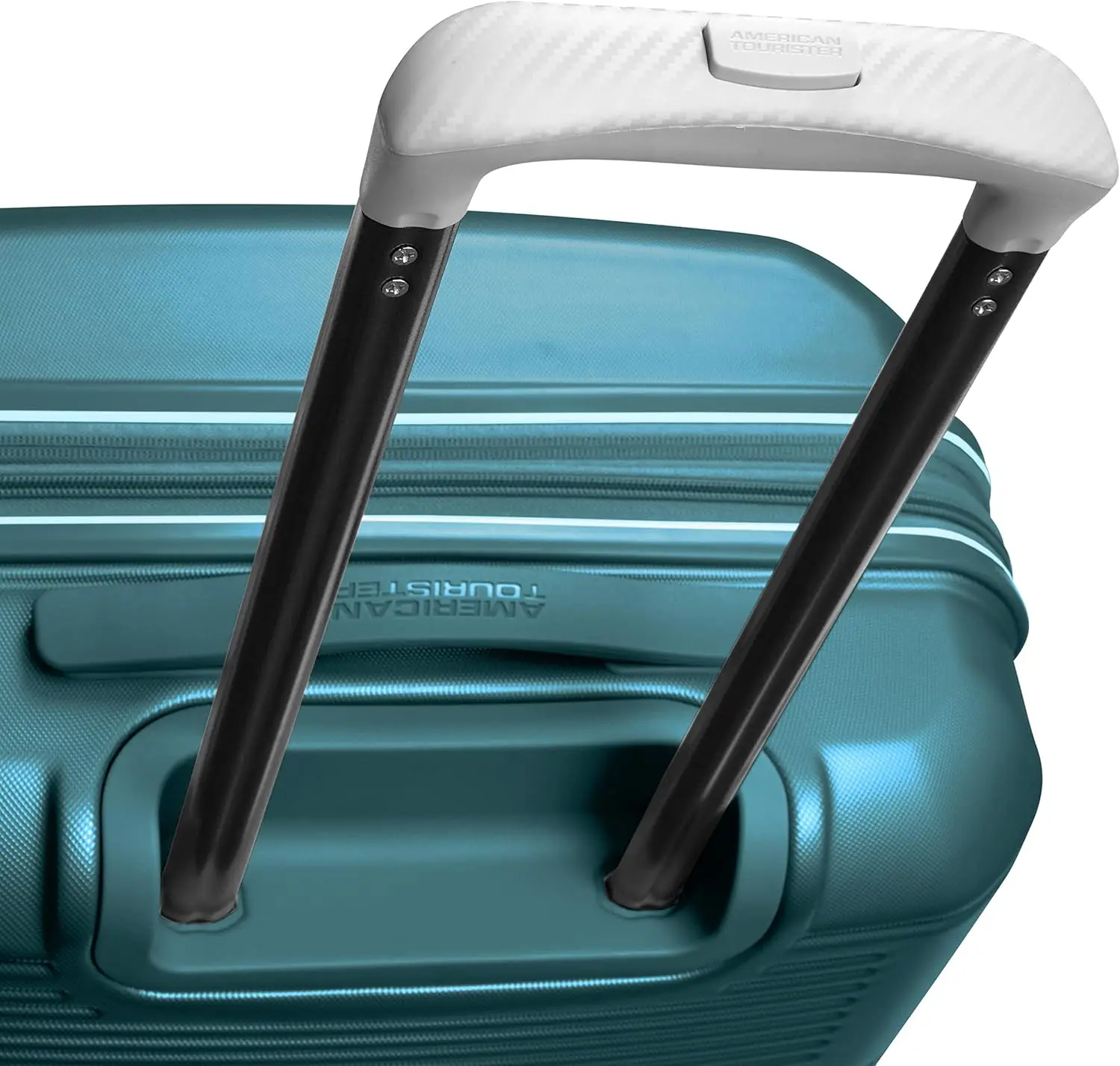 Stratum 2.0 Hardside Expandable Luggage With Spinners, Bright Teal, 2Pc Set (Carry-On/Large)