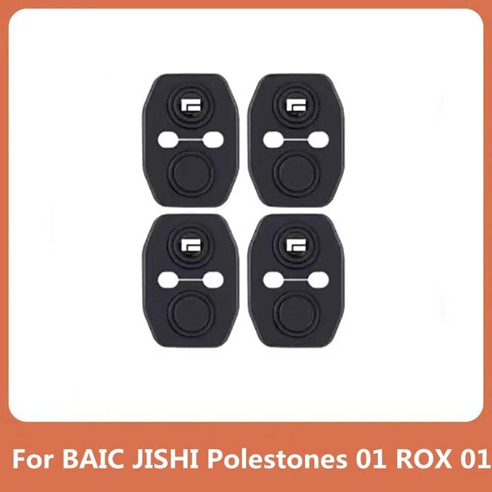BOMP Car Door Lock Protection Cover Shock Pad Door Lock Buckle Cover Rust Proof And Noise Reducing For JISHI polestone 01 Rox 01