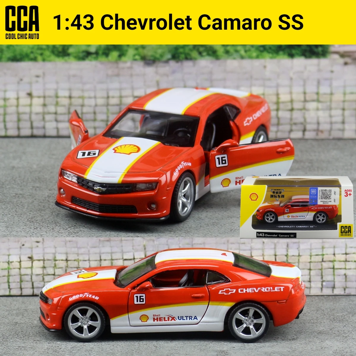 

Масштабная модель гоночного автомобиля Chevrolet Camaro SS 1:43, литая под давлением, из сплава, с вращающимися колесами, откатным механизмом, коллекционная, подарок для мальчиков