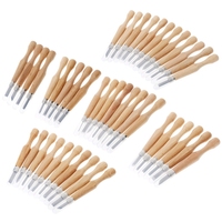 5/6/8/10/12 Pcs Knife Woodcut DIY Tools Set For Wood Carving Hand Cutter Chisels DropShipping