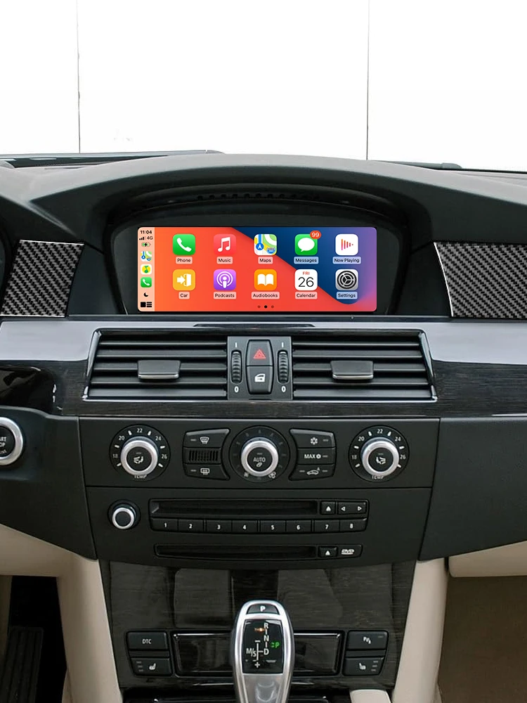 Bonroad Wireless Carplay Android Auto Nachrüst-Kits für BMW 3er/5er Serie E60 E61 E62 E63 E64 E90 E91 E92 E93 CCC CIC System
