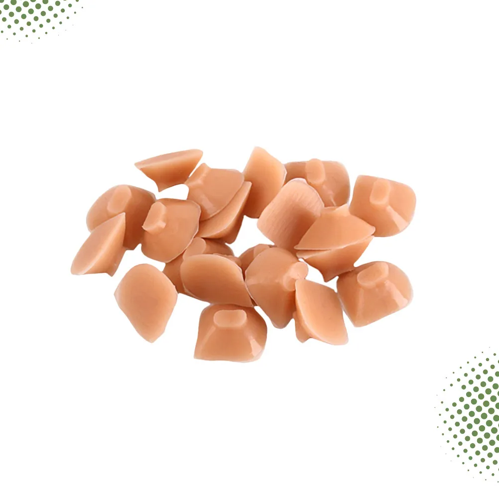 

20Pcs High Grade Flute Pads Silicone Horn Key Pads for Copper Instruments Tight Seal Replacement Cushion Flute Accessory Horn