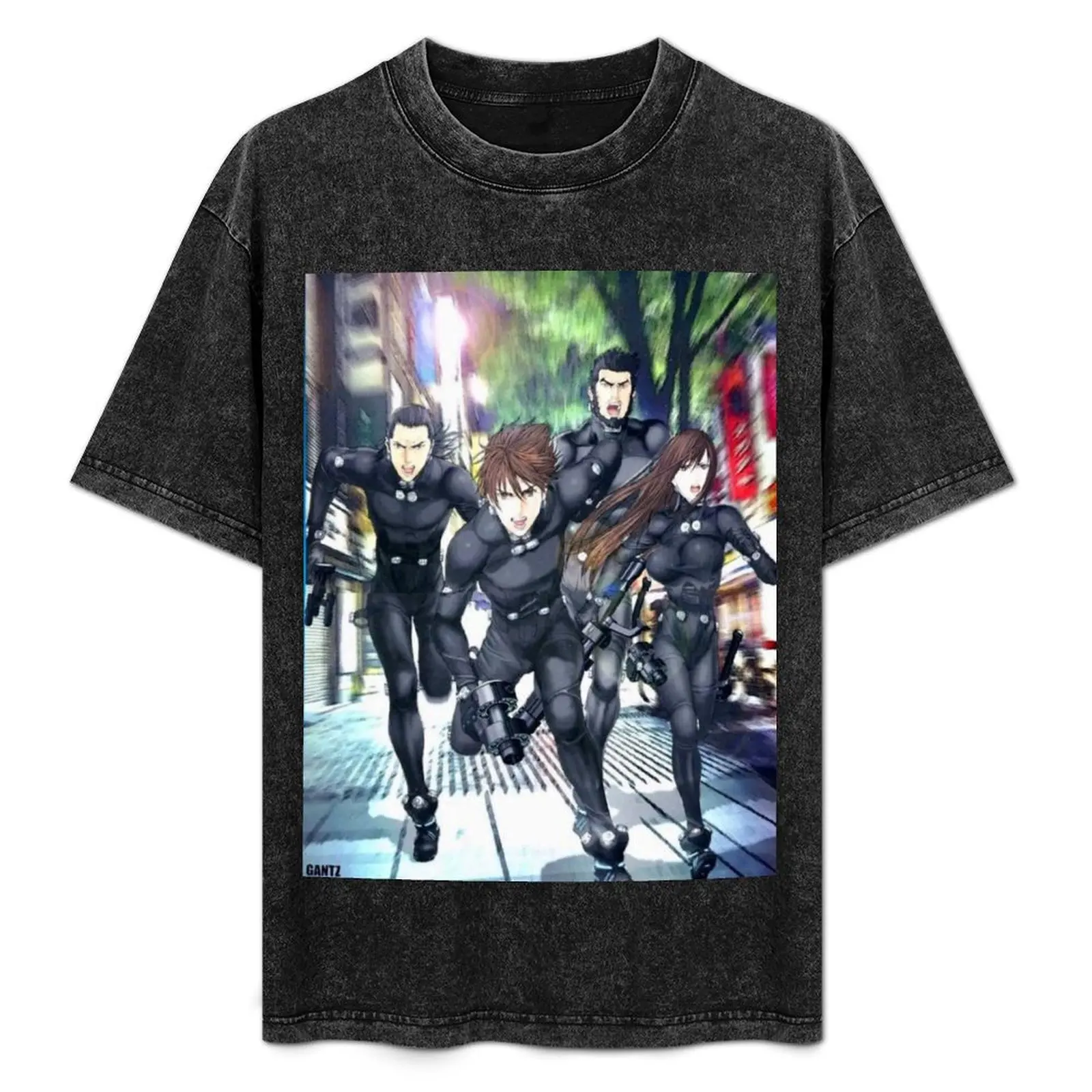 

GANTZ T-Shirt cotton t shirt man t shirt custom print t shirt man plain cotton tshirt 100% T-Shirt