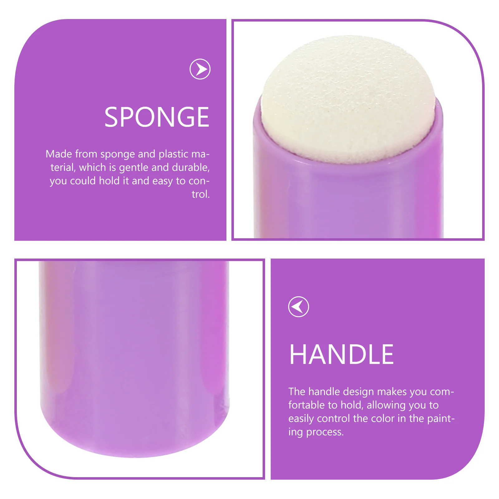 

20Pcs Finger Sponge Dauber Compact Lightweight for Students Painters and Crafting Lovers Finger Sponge Daubers