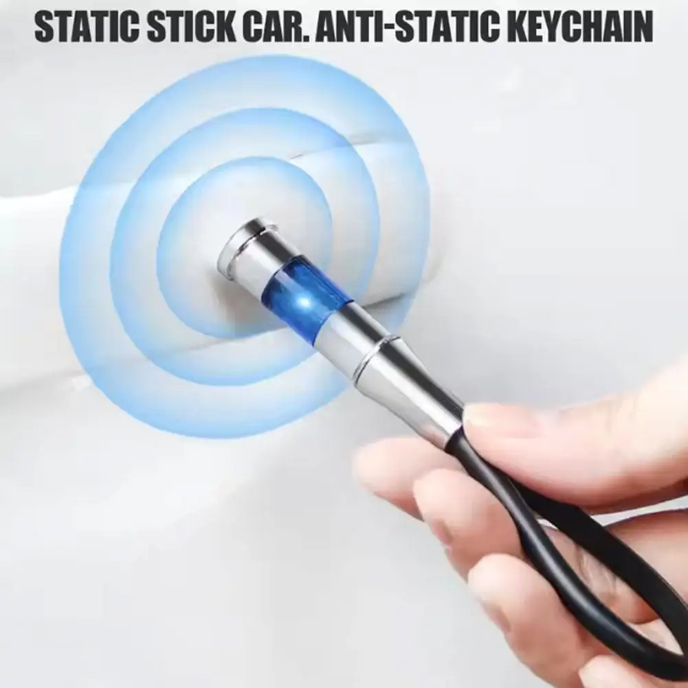 Static Rod Portable Anti-Static Keychain Eliminator High Voltage Portable Key Universal Human Body Static Release Car Supplies