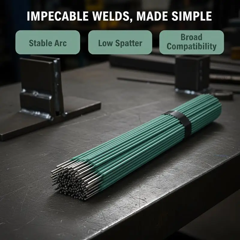 Low Spatter Welding Electrodes Extra Thin Stable Arc 10/20/30/50 PCS for Industrial Thin Metal Processing