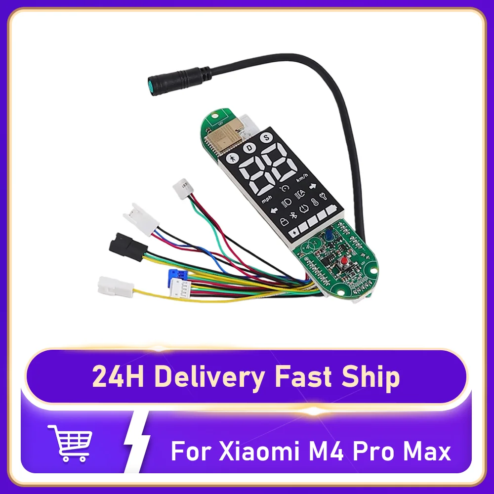 

Панель приборов PCB для Xiaomi M4 Pro Max: Прозрачная печатная плата, дисплей, приборная панель, аксессуары для электросамокатов, запасные части