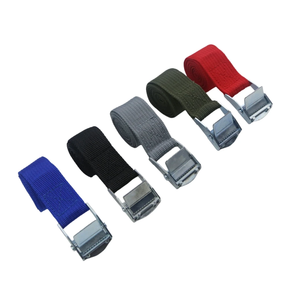 1M Nylon Cargo Tie Down Strap Quick Release Buckle Heavy Duty Fastening Rope For Motorcycle Car Bicycle Luggage