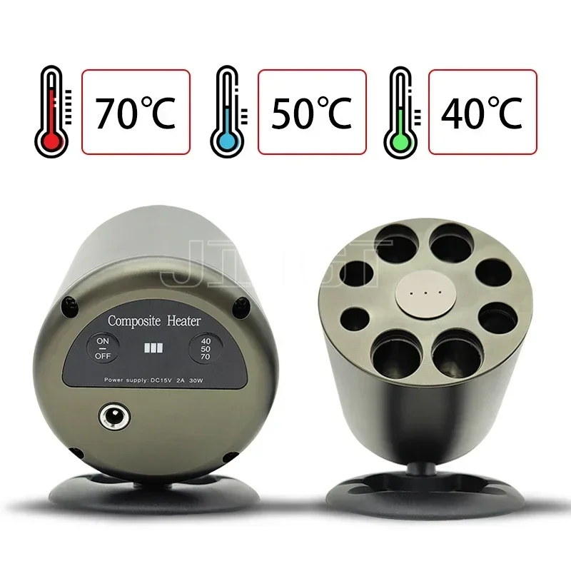 Instrumento calentador inteligente de resina compuesta para cirugía Dental, rango de temperatura ajustable de 40/50/70 °C, Control preciso de temperatura