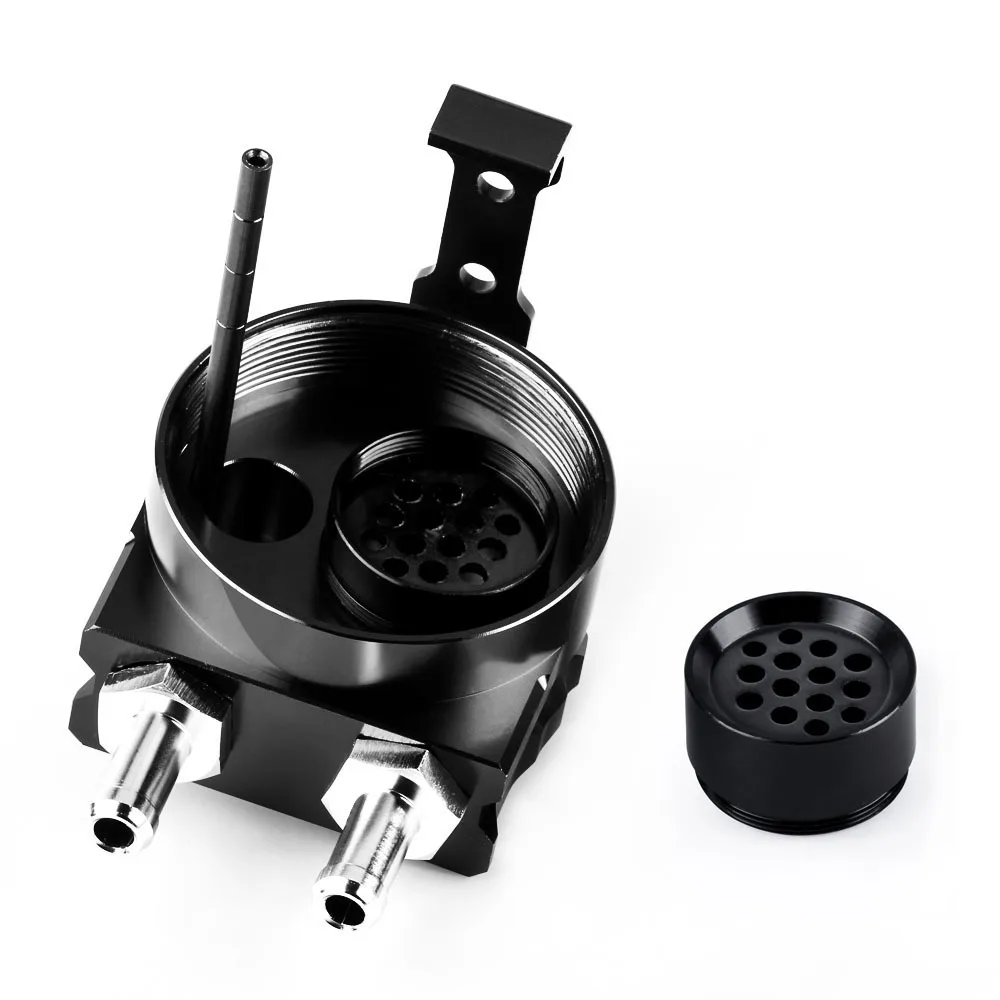 300ML Car Oil Catch Reservoir Reservation Can Collection Tank Fluid  Filter Kit Cylinder Aluminum Engine Black Auto Accessories