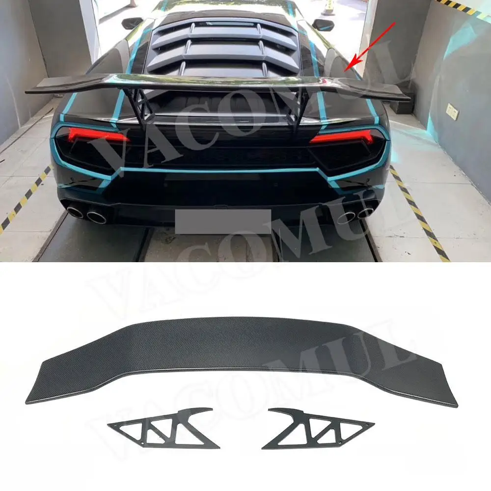 

VACOMUL сухой гоночный задний спойлер из углеродного волокна, крылья багажника для Lamborghini Huracan LP610 LP580 2014-2018 FRP, Стайлинг автомобиля