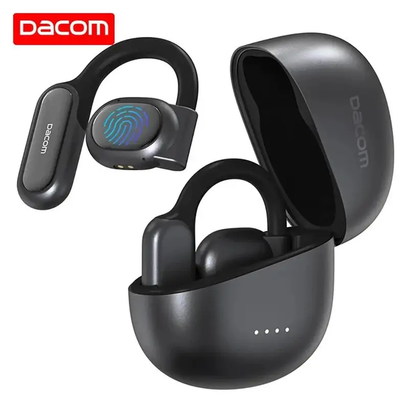 DACOM Wireless Bluetooth Earphones Air Conduction Headphones for Sports Open Buds Music Headset With Dual Mic ENC Noise Cancel