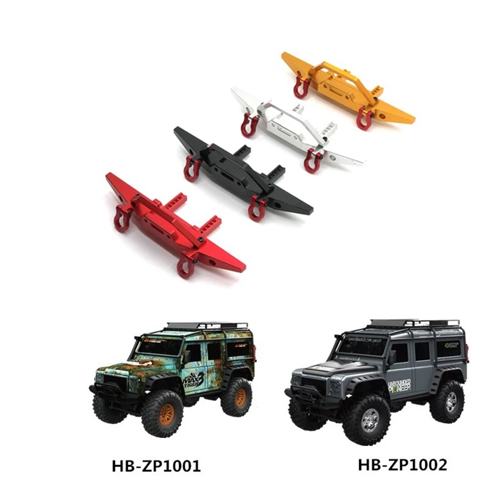AS96-Metal Front And Rear Bumper For HB ZP1001 ZP1002 ZP1003 ZP1004 ZP 1001 1/10 RC Crawler Car Upgrade Parts