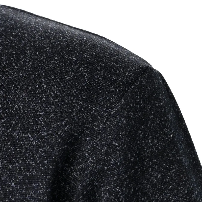 Herbst und Winter Herren Stehkragen Langarm lässig Strickpullover Top