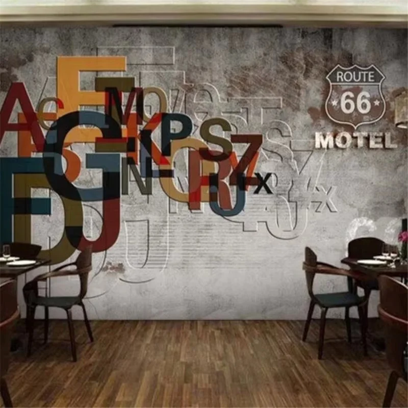 

Обои на заказ, 3d европейские ретро винтажные абстрактные цементные настенные узоры, ручная роспись, фон, городское впечатление, абстрактные фрески